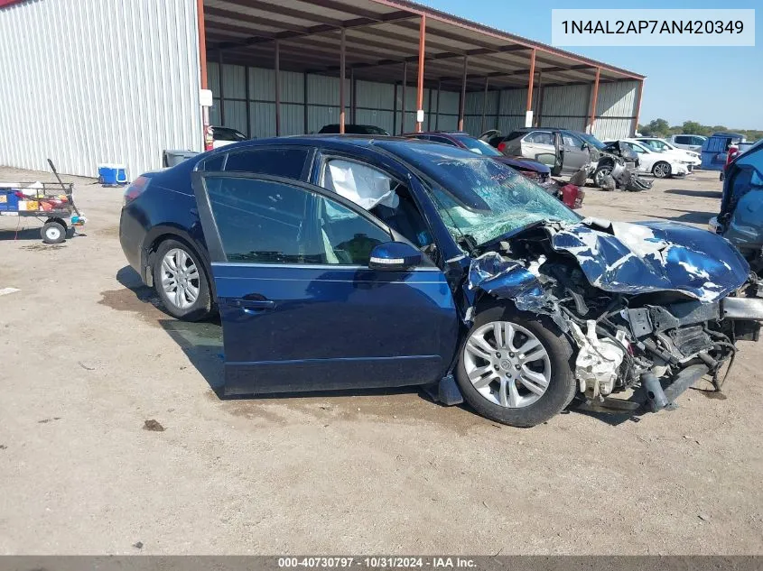 2010 Nissan Altima 2.5 S VIN: 1N4AL2AP7AN420349 Lot: 40730797