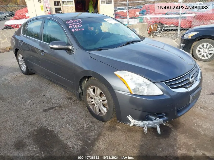 2010 Nissan Altima 2.5 S VIN: 1N4AL2AP3AN480483 Lot: 40736852