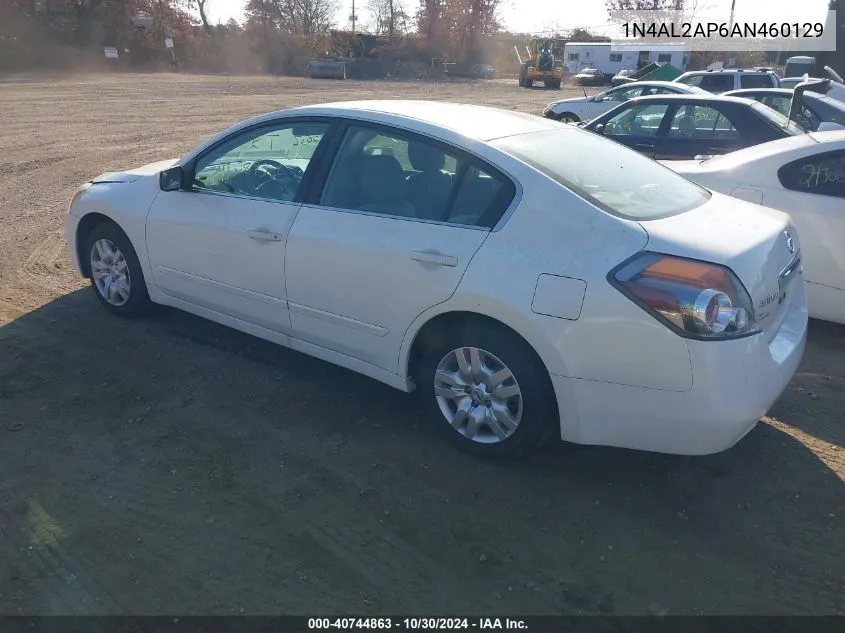 2010 Nissan Altima 2.5 VIN: 1N4AL2AP6AN460129 Lot: 40744863