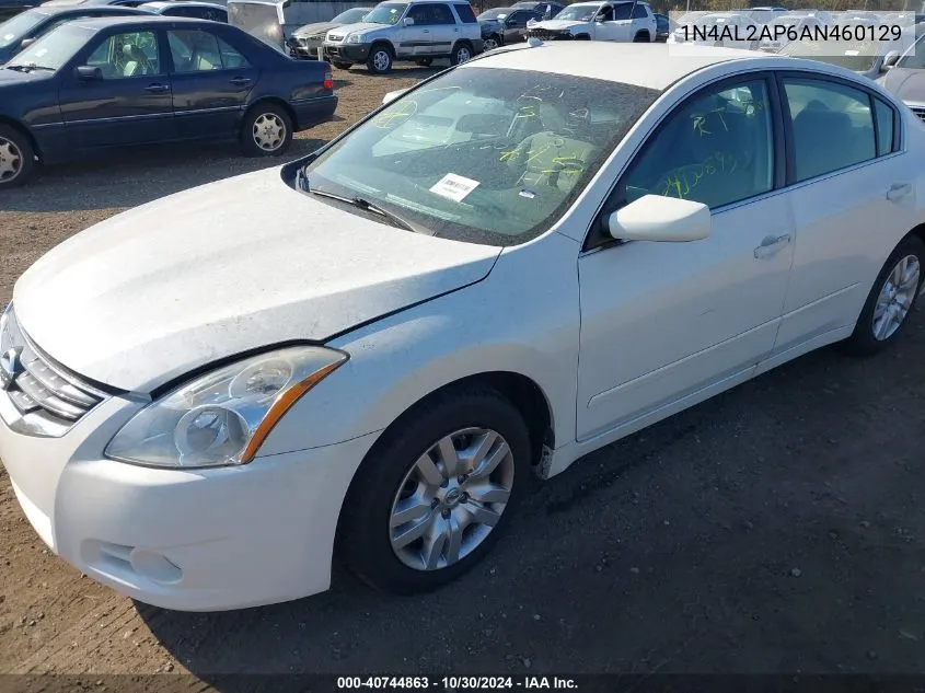 2010 Nissan Altima 2.5 VIN: 1N4AL2AP6AN460129 Lot: 40744863