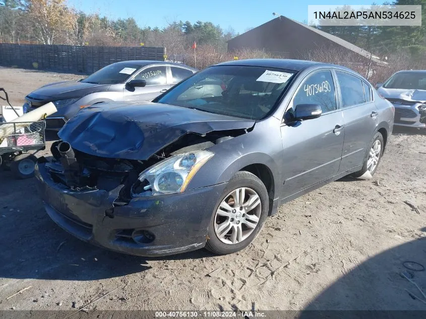 2010 Nissan Altima 2.5 S VIN: 1N4AL2AP5AN534625 Lot: 40756130