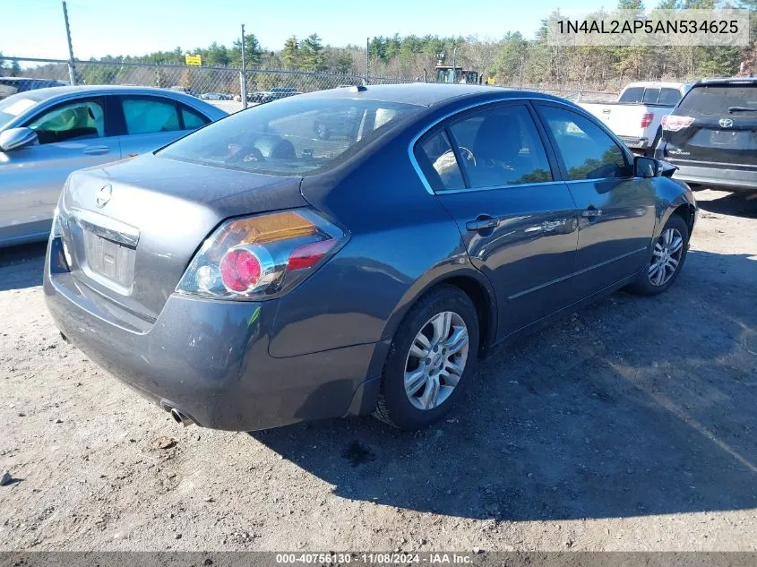 2010 Nissan Altima 2.5 S VIN: 1N4AL2AP5AN534625 Lot: 40756130