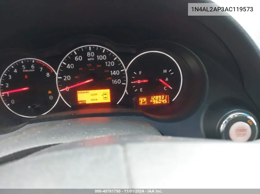 1N4AL2AP3AC119573 2010 Nissan Altima 2.5 S