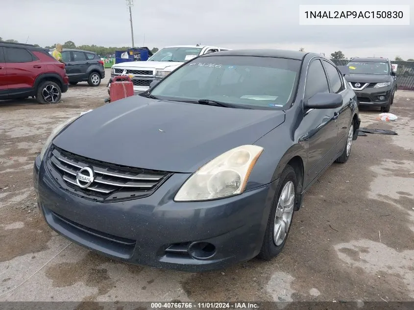 2010 Nissan Altima 2.5 S VIN: 1N4AL2AP9AC150830 Lot: 40766766