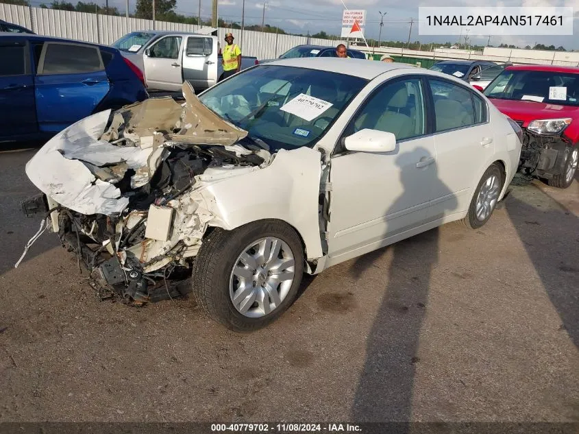 2010 Nissan Altima 2.5 VIN: 1N4AL2AP4AN517461 Lot: 40779702