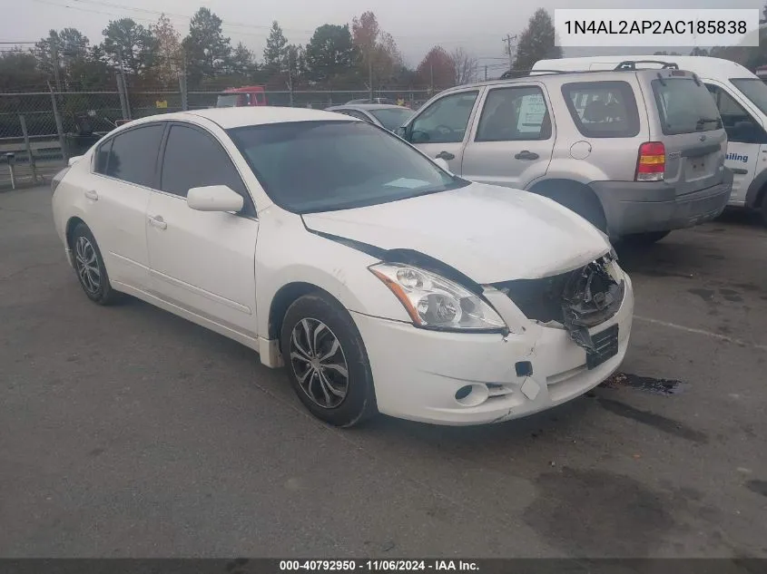 1N4AL2AP2AC185838 2010 Nissan Altima 2.5 S