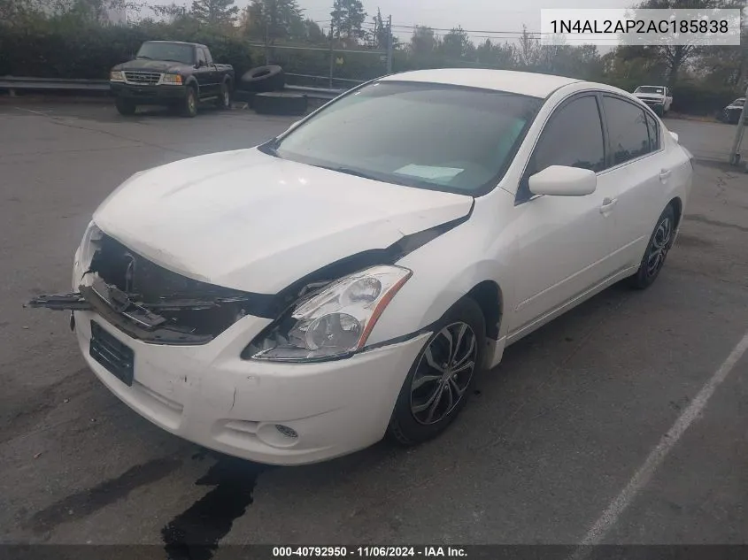 1N4AL2AP2AC185838 2010 Nissan Altima 2.5 S