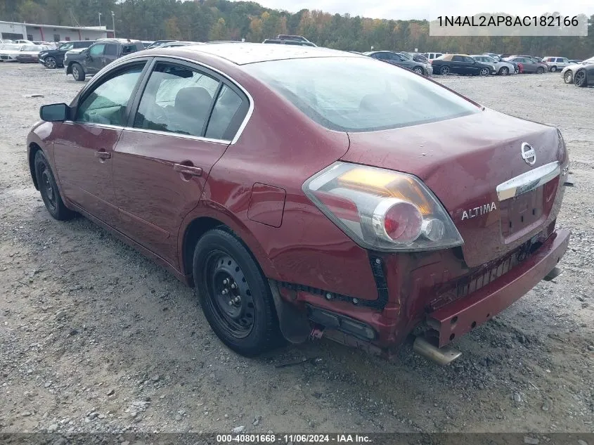 2010 Nissan Altima 2.5 S VIN: 1N4AL2AP8AC182166 Lot: 40801668