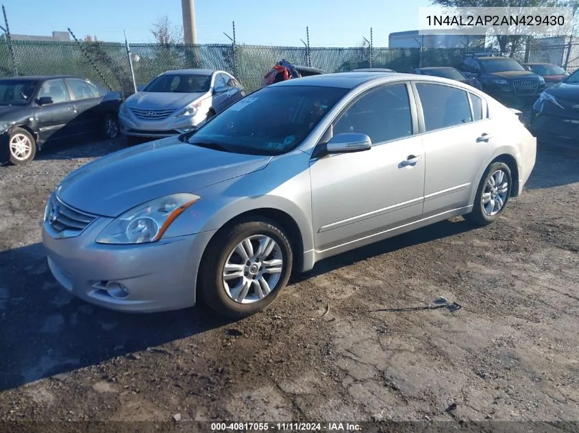 2010 Nissan Altima 2.5 S VIN: 1N4AL2AP2AN429430 Lot: 40817055