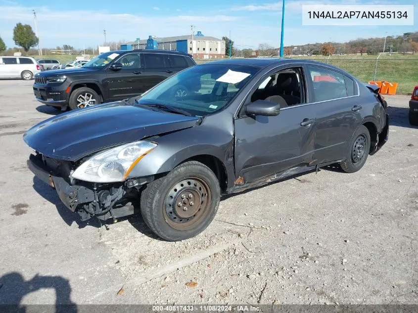 2010 Nissan Altima 2.5 S VIN: 1N4AL2AP7AN455134 Lot: 40817433