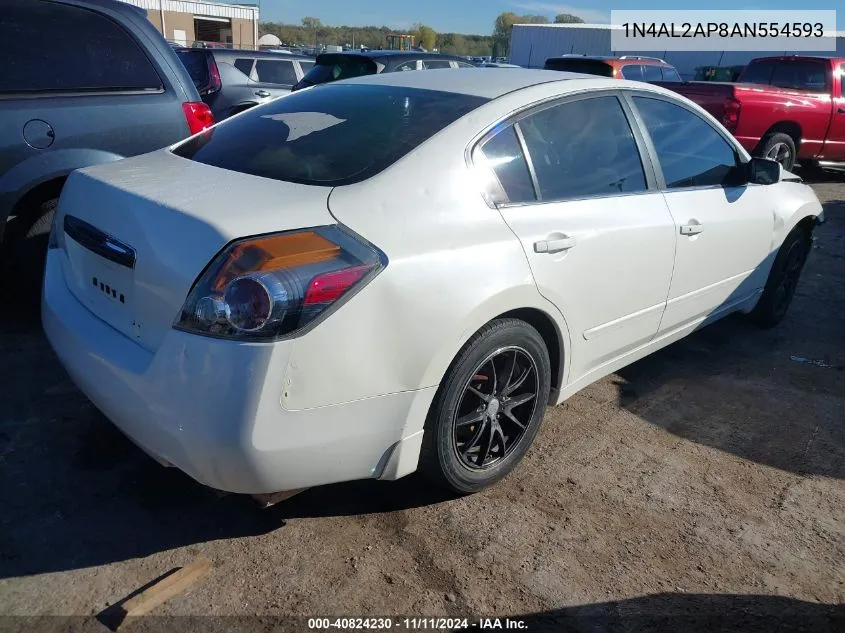 2010 Nissan Altima 2.5 S VIN: 1N4AL2AP8AN554593 Lot: 40824230