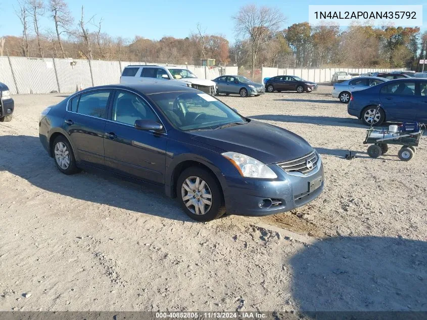 1N4AL2AP0AN435792 2010 Nissan Altima 2.5 S