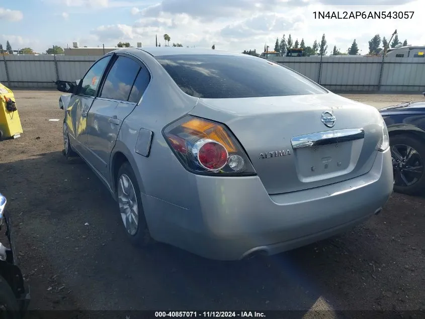 2010 Nissan Altima 2.5 VIN: 1N4AL2AP6AN543057 Lot: 40857071