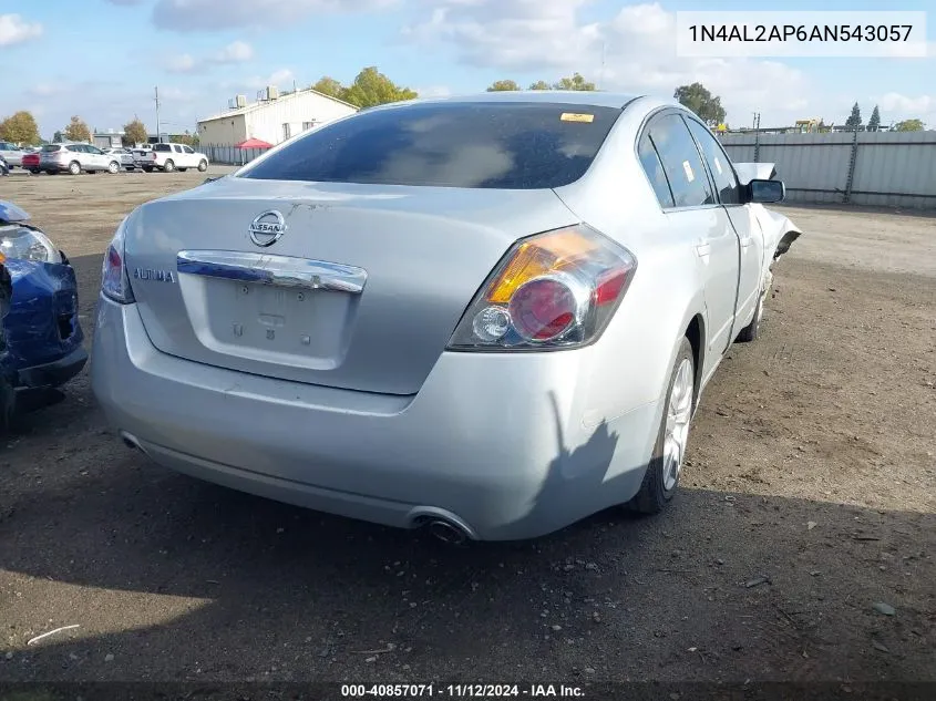 2010 Nissan Altima 2.5 VIN: 1N4AL2AP6AN543057 Lot: 40857071