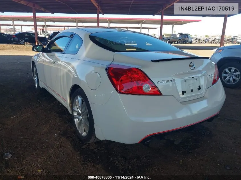 1N4BL2EP1AC170519 2010 Nissan Altima 3.5 Sr