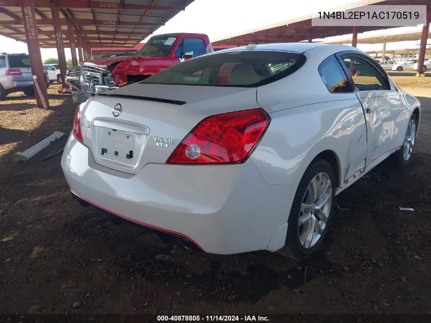 1N4BL2EP1AC170519 2010 Nissan Altima 3.5 Sr