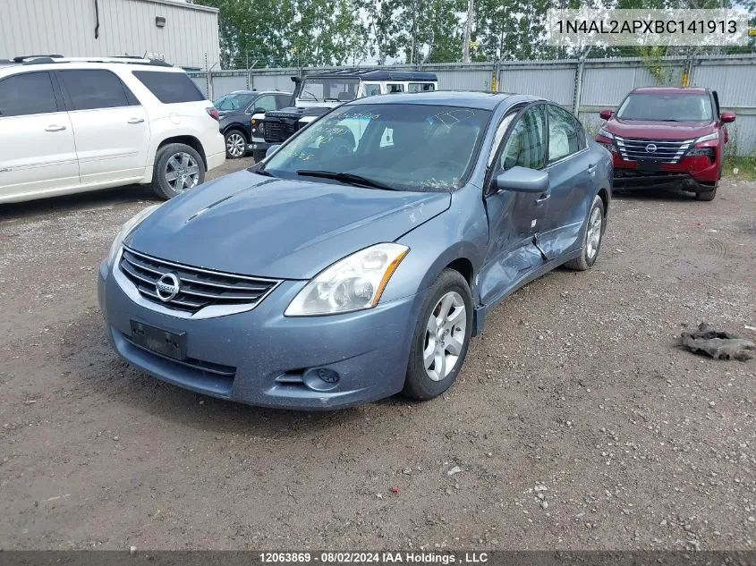 2011 Nissan Altima S VIN: 1N4AL2APXBC141913 Lot: 12063869