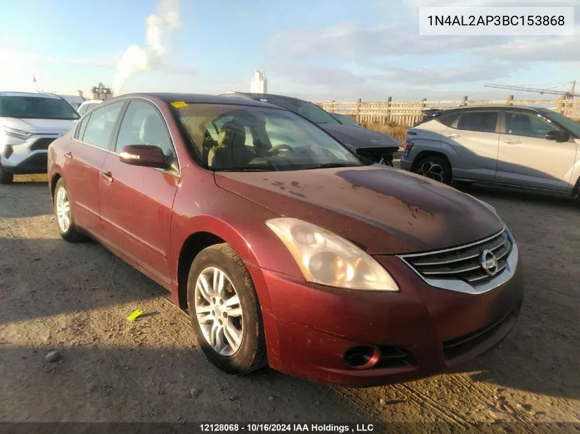 2011 Nissan Altima 2.5 S VIN: 1N4AL2AP3BC153868 Lot: 12128068