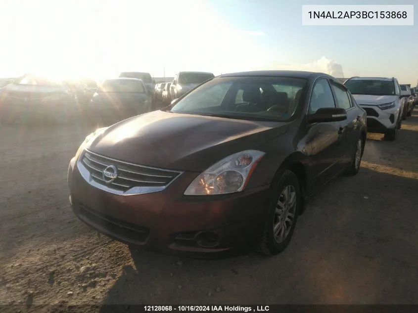 2011 Nissan Altima 2.5 S VIN: 1N4AL2AP3BC153868 Lot: 12128068