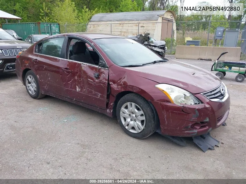 2011 Nissan Altima 2.5 S VIN: 1N4AL2AP5BN492880 Lot: 39256581