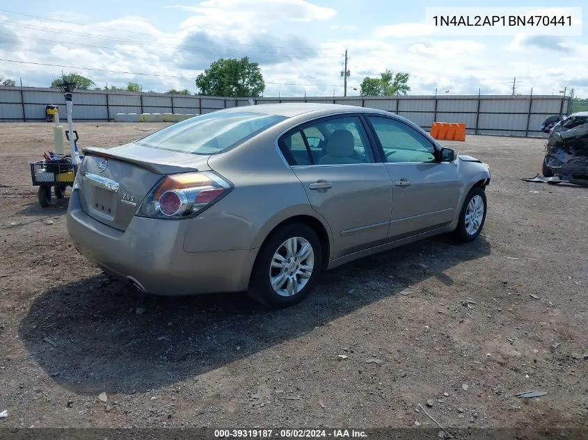 2011 Nissan Altima 2.5 S VIN: 1N4AL2AP1BN470441 Lot: 39319187