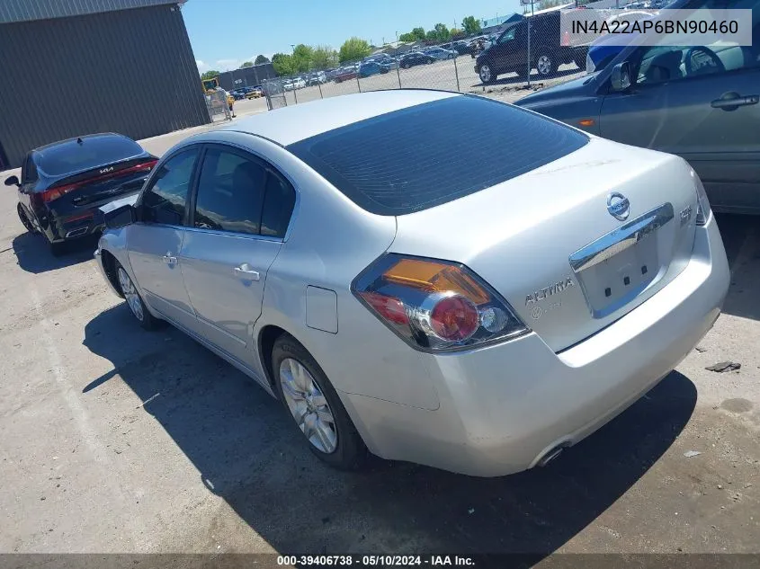 2011 Nissan Altima VIN: IN4A22AP6BN90460 Lot: 39406738