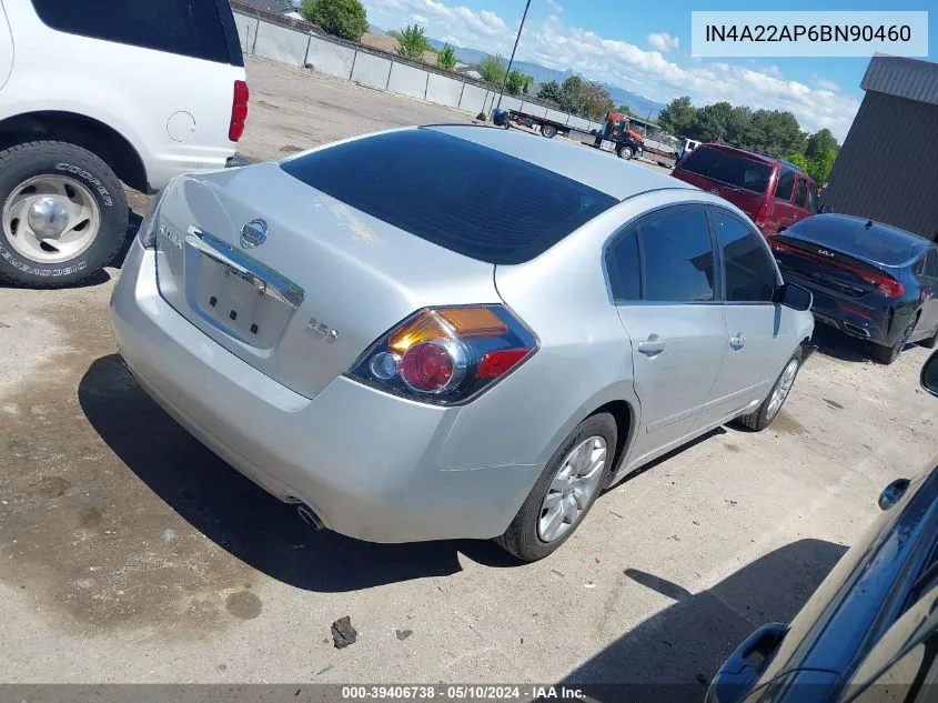 2011 Nissan Altima VIN: IN4A22AP6BN90460 Lot: 39406738