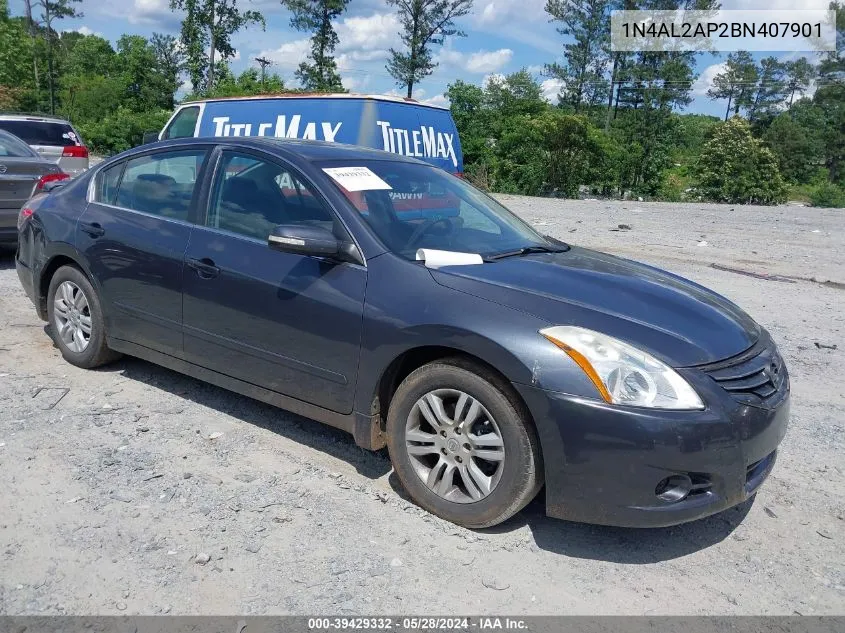 2011 Nissan Altima 2.5 S VIN: 1N4AL2AP2BN407901 Lot: 39429332