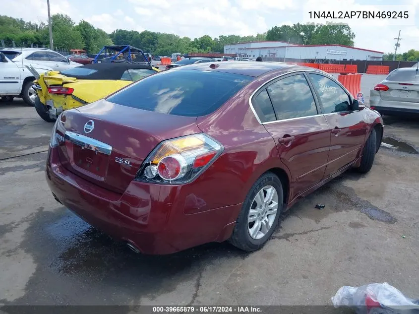 2011 Nissan Altima 2.5 S VIN: 1N4AL2AP7BN469245 Lot: 39665879