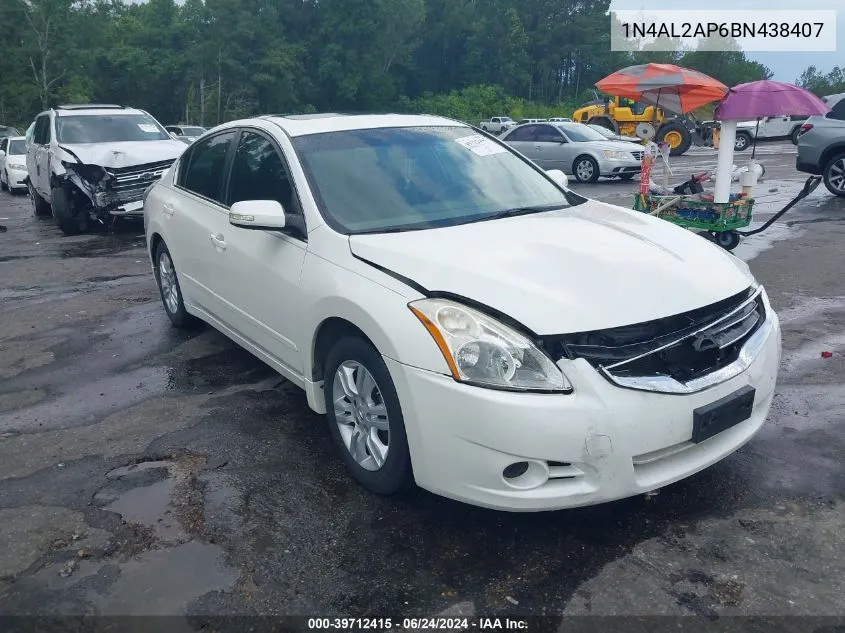 2011 Nissan Altima 2.5 S VIN: 1N4AL2AP6BN438407 Lot: 39712415