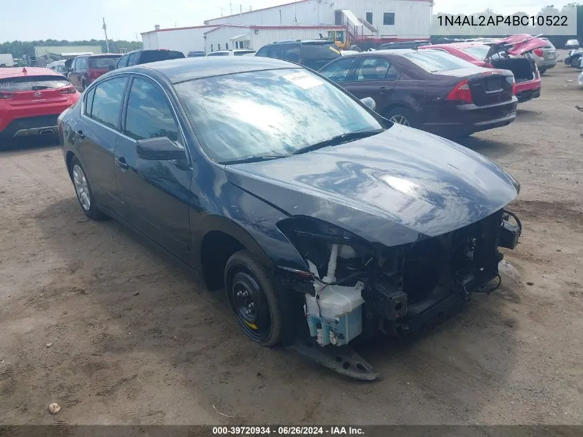 2011 Nissan Altima S VIN: 1N4AL2AP4BC10522 Lot: 39720934