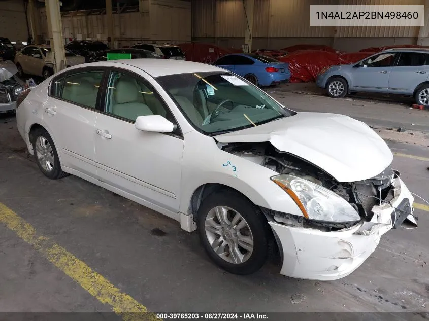 2011 Nissan Altima 2.5 S VIN: 1N4AL2AP2BN498460 Lot: 39765203