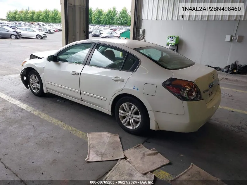 2011 Nissan Altima 2.5 S VIN: 1N4AL2AP2BN498460 Lot: 39765203