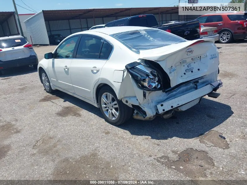 2011 Nissan Altima 2.5 S VIN: 1N4AL2AP3BN507361 Lot: 39811058