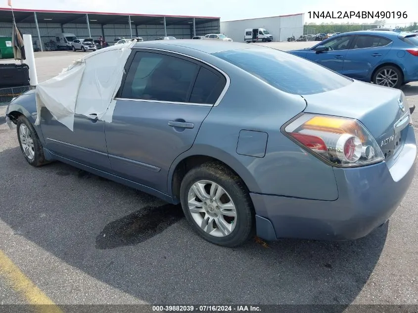 2011 Nissan Altima 2.5 S VIN: 1N4AL2AP4BN490196 Lot: 39882039