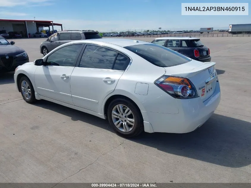 2011 Nissan Altima 2.5 S VIN: 1N4AL2AP3BN460915 Lot: 39904424