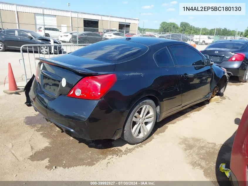 2011 Nissan Altima 2.5 S VIN: 1N4AL2EP5BC180130 Lot: 39992827