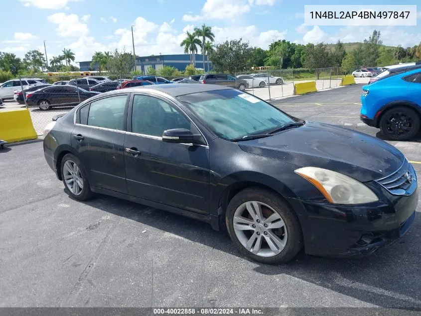 1N4BL2AP4BN497847 2011 Nissan Altima 3.5 Sr