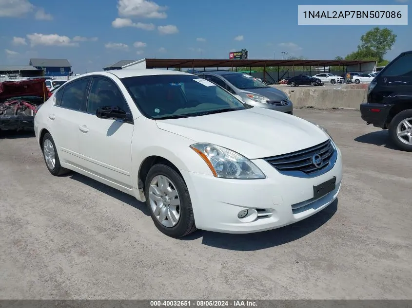 2011 Nissan Altima 2.5 VIN: 1N4AL2AP7BN507086 Lot: 40032651