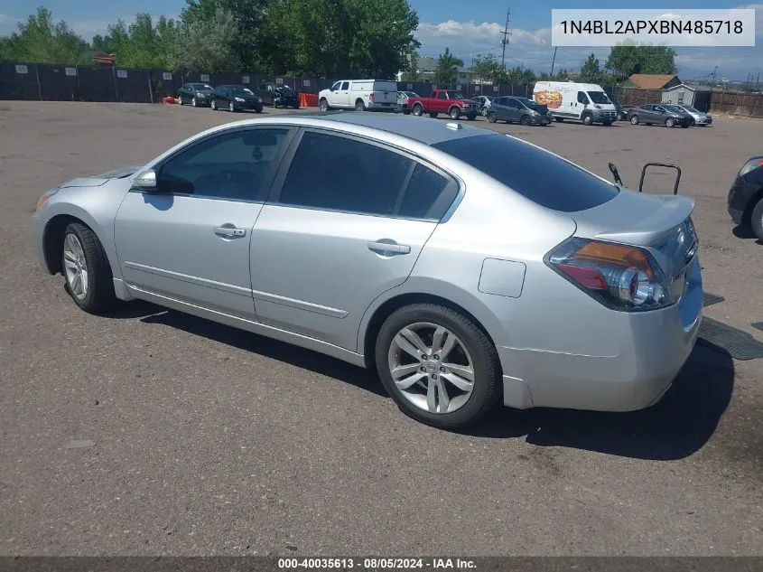 2011 Nissan Altima 3.5 Sr VIN: 1N4BL2APXBN485718 Lot: 40035613