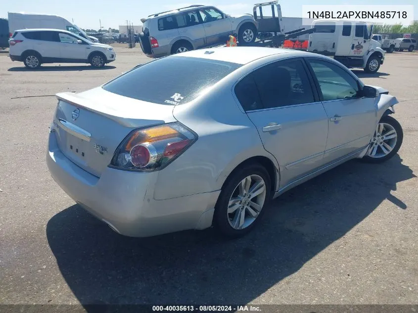 2011 Nissan Altima 3.5 Sr VIN: 1N4BL2APXBN485718 Lot: 40035613