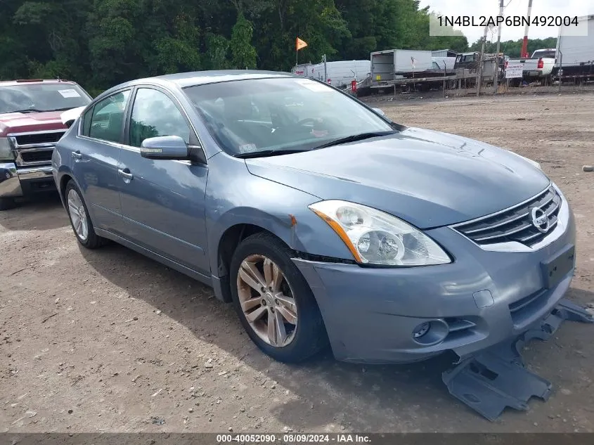 2011 Nissan Altima 3.5 Sr VIN: 1N4BL2AP6BN492004 Lot: 40052090