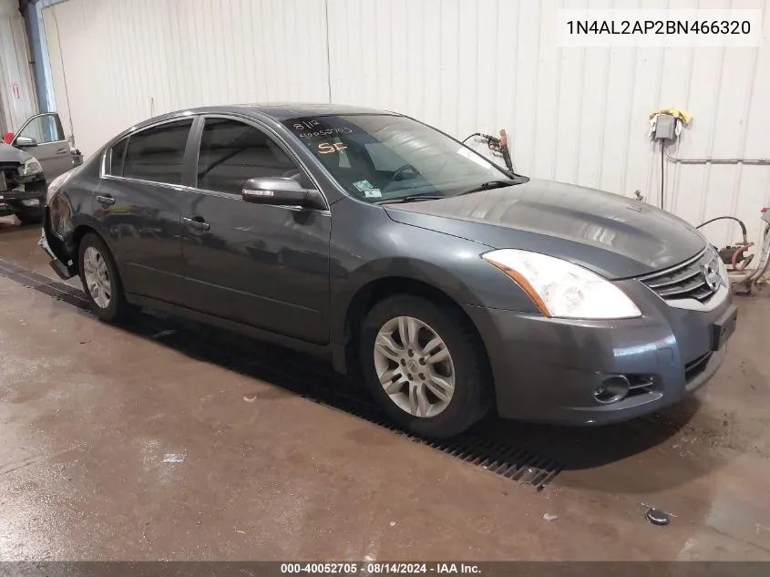 2011 Nissan Altima 2.5 S VIN: 1N4AL2AP2BN466320 Lot: 40052705