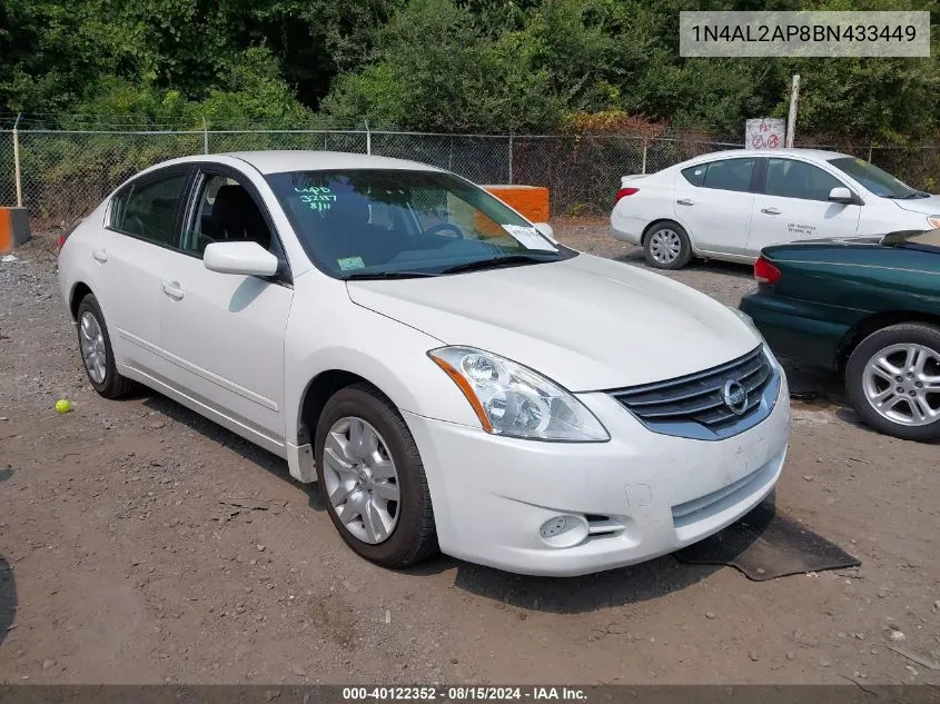 1N4AL2AP8BN433449 2011 Nissan Altima 2.5 S