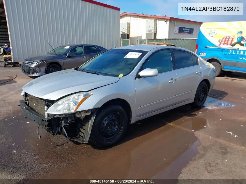 1N4AL2AP3BC182870 2011 Nissan Altima 2.5 S