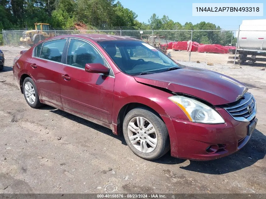 2011 Nissan Altima 2.5 S VIN: 1N4AL2AP7BN493318 Lot: 40158576