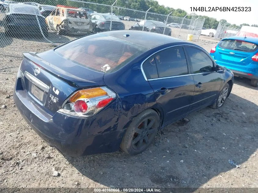 2011 Nissan Altima 3.5 Sr VIN: 1N4BL2AP6BN425323 Lot: 40160666