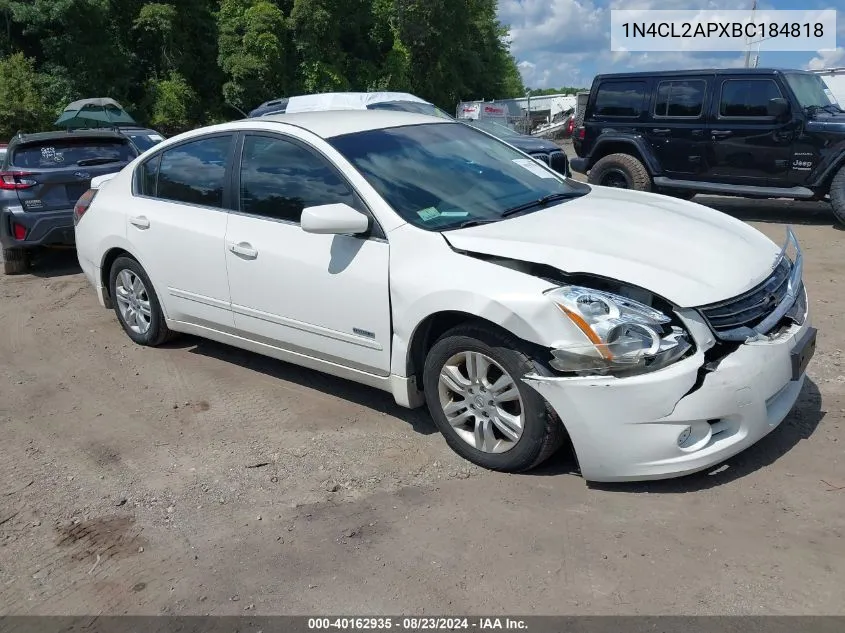 2011 Nissan Altima Hybrid VIN: 1N4CL2APXBC184818 Lot: 40162935