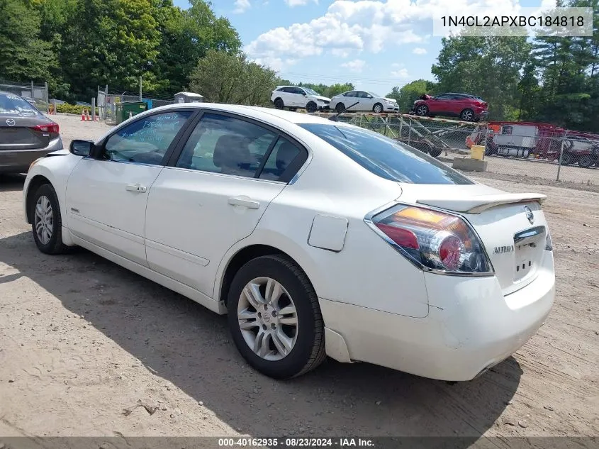 1N4CL2APXBC184818 2011 Nissan Altima Hybrid