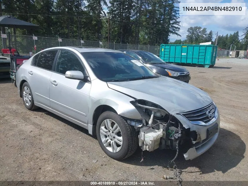 2011 Nissan Altima 2.5 S VIN: 1N4AL2AP4BN482910 Lot: 40189910